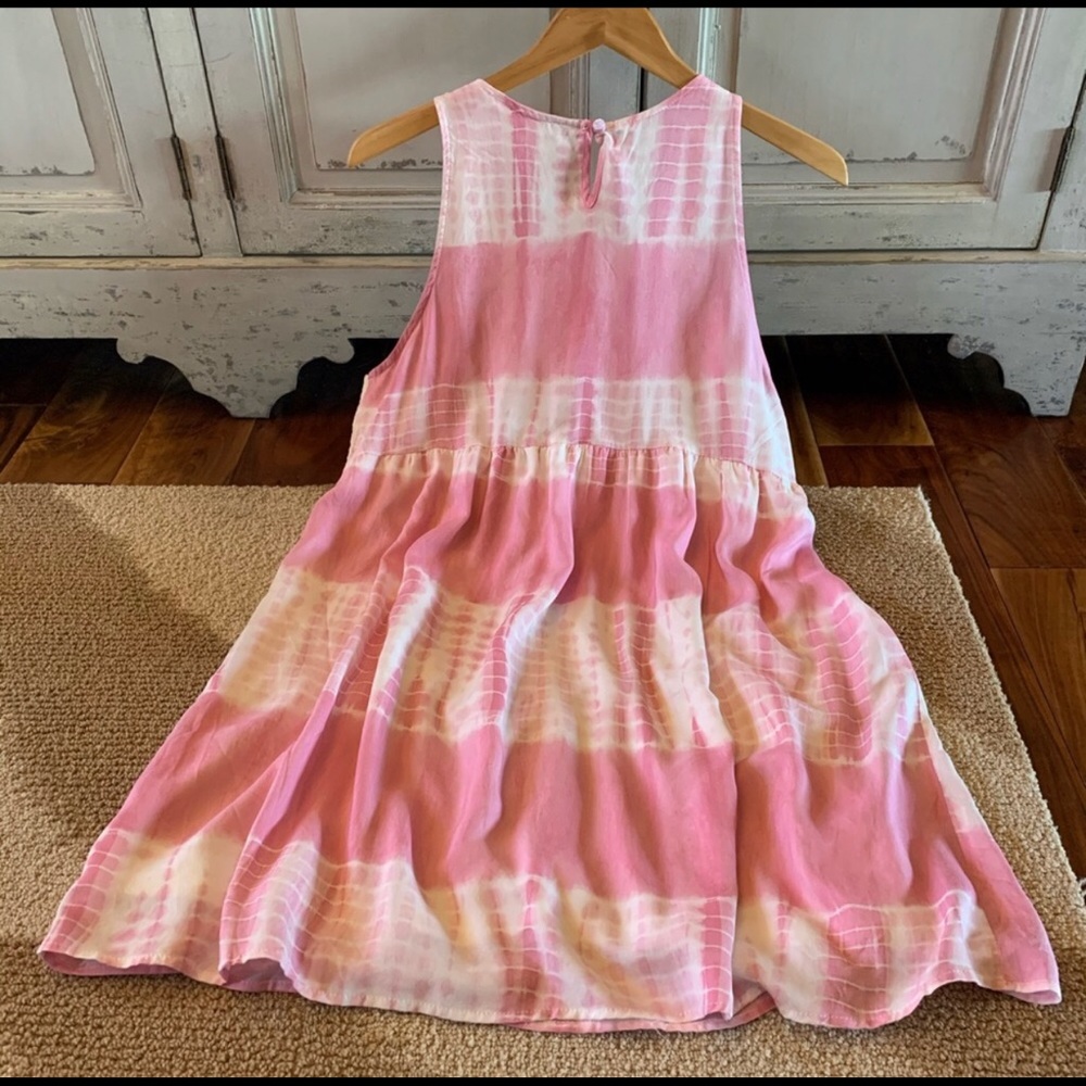 🌸Bohemian Tye-Dye Lace Layering Tank/Dress - Picture 4 of 5